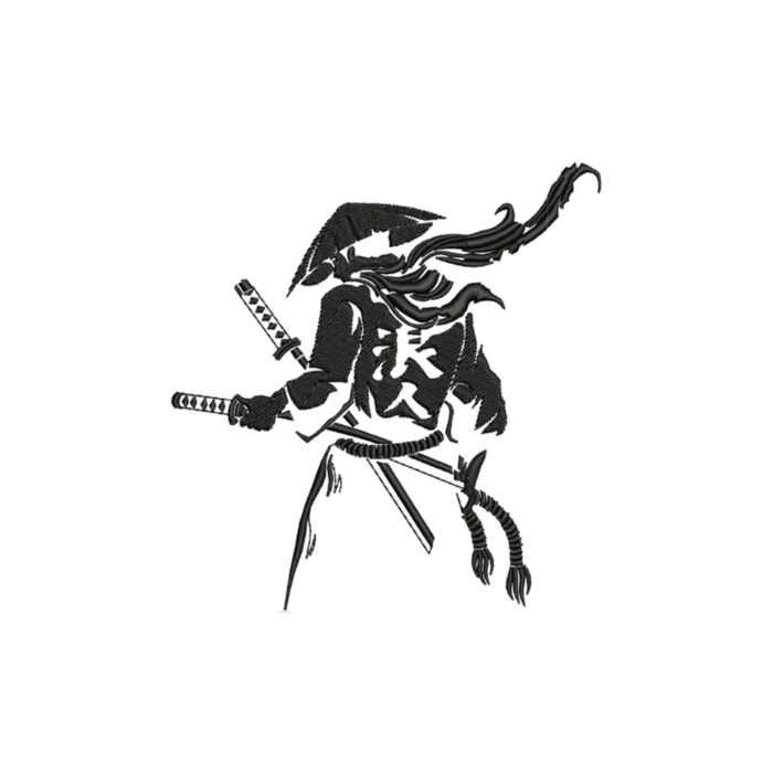 Samurai Spirit – Japanese Art Embroidered T-Shirt [ Unisex ]